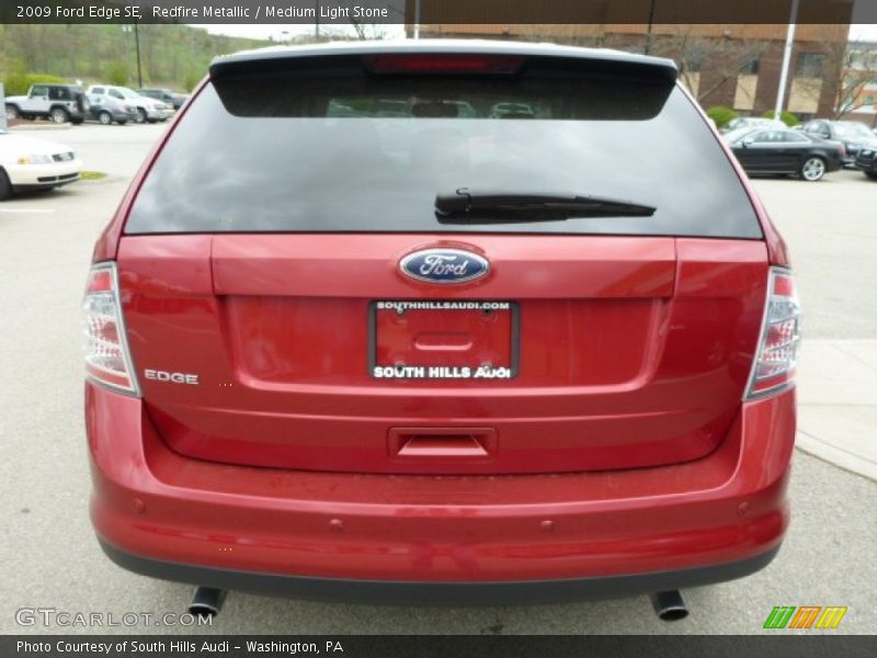 Redfire Metallic / Medium Light Stone 2009 Ford Edge SE