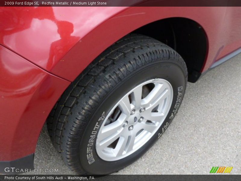 Redfire Metallic / Medium Light Stone 2009 Ford Edge SE