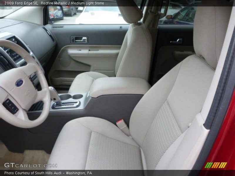 Redfire Metallic / Medium Light Stone 2009 Ford Edge SE