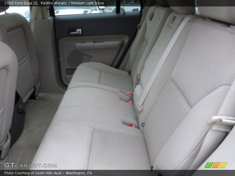 Redfire Metallic / Medium Light Stone 2009 Ford Edge SE