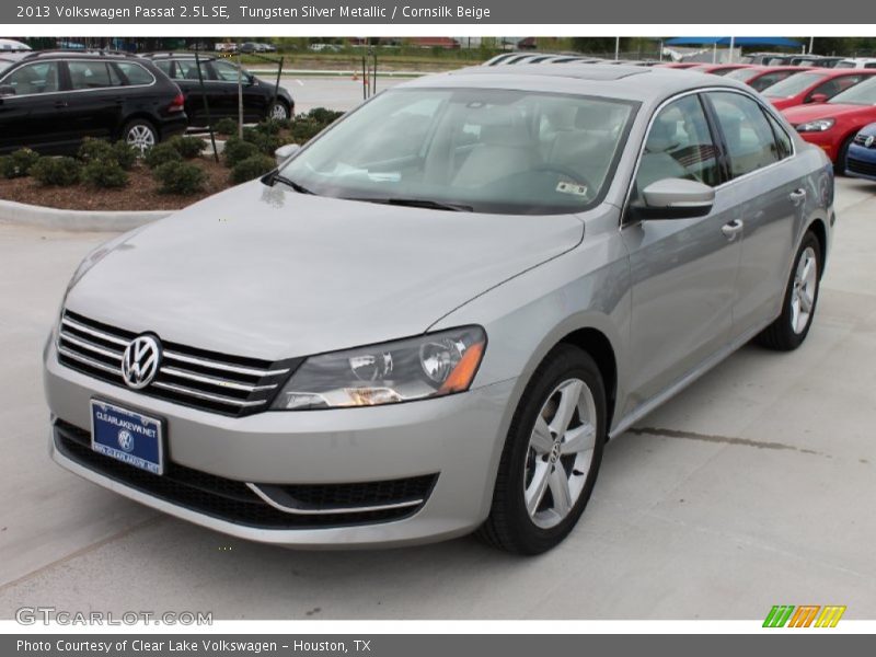 Tungsten Silver Metallic / Cornsilk Beige 2013 Volkswagen Passat 2.5L SE