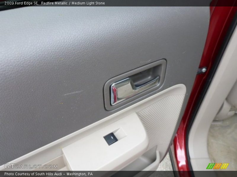Redfire Metallic / Medium Light Stone 2009 Ford Edge SE