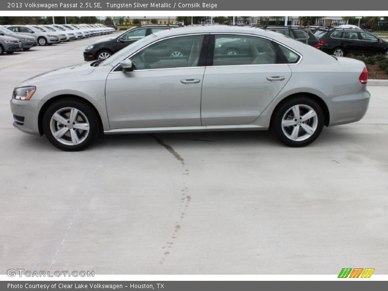 Tungsten Silver Metallic / Cornsilk Beige 2013 Volkswagen Passat 2.5L SE