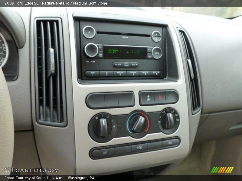 Redfire Metallic / Medium Light Stone 2009 Ford Edge SE