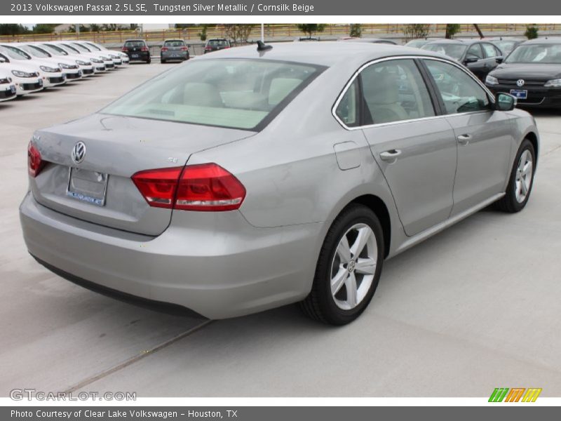 Tungsten Silver Metallic / Cornsilk Beige 2013 Volkswagen Passat 2.5L SE