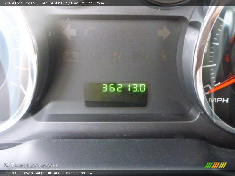 Redfire Metallic / Medium Light Stone 2009 Ford Edge SE