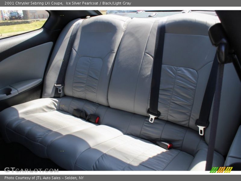 Ice Silver Pearlcoat / Black/Light Gray 2001 Chrysler Sebring LXi Coupe