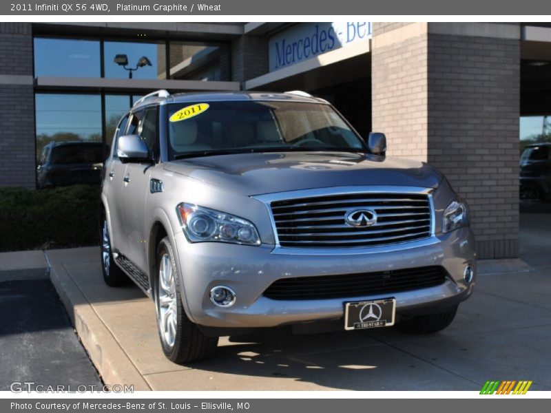 Platinum Graphite / Wheat 2011 Infiniti QX 56 4WD