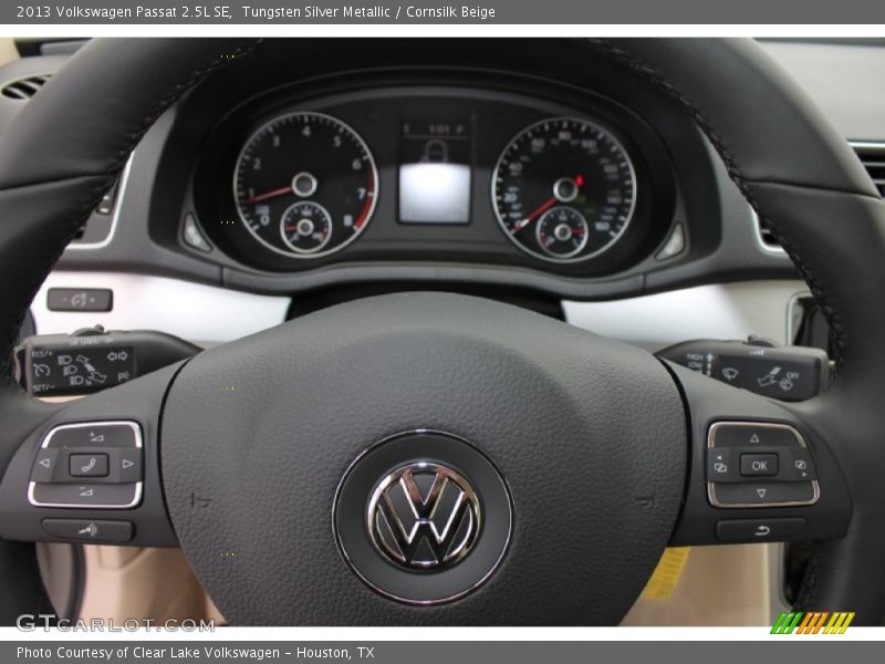 Tungsten Silver Metallic / Cornsilk Beige 2013 Volkswagen Passat 2.5L SE
