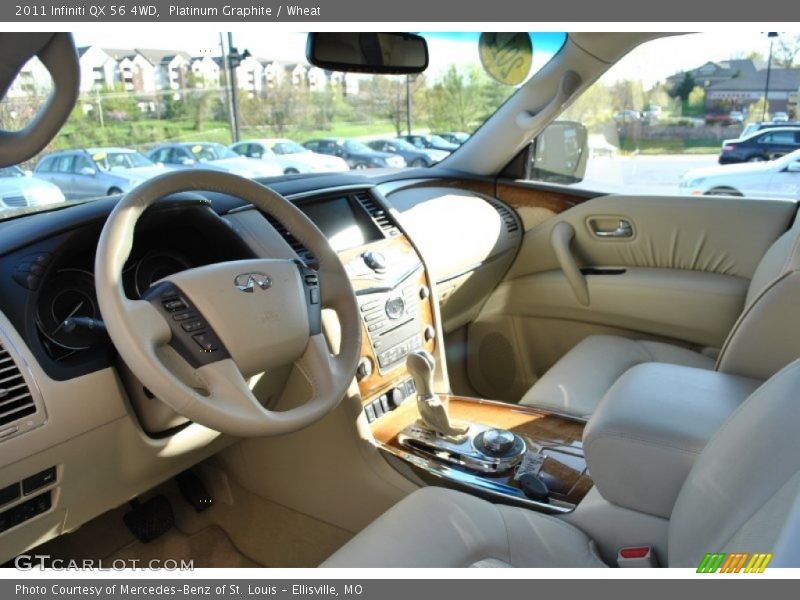 Platinum Graphite / Wheat 2011 Infiniti QX 56 4WD