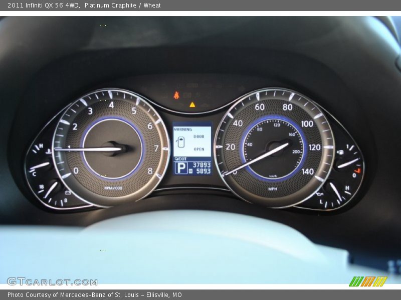  2011 QX 56 4WD 56 4WD Gauges