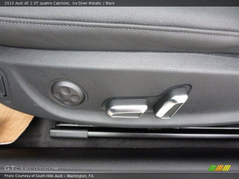 Ice Silver Metallic / Black 2013 Audi A5 2.0T quattro Cabriolet