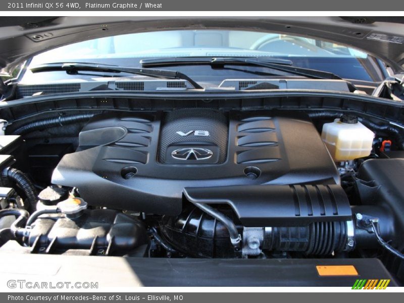 2011 QX 56 4WD Engine - 5.6 Liter DIG DOHC 32-Valve CVTCS V8
