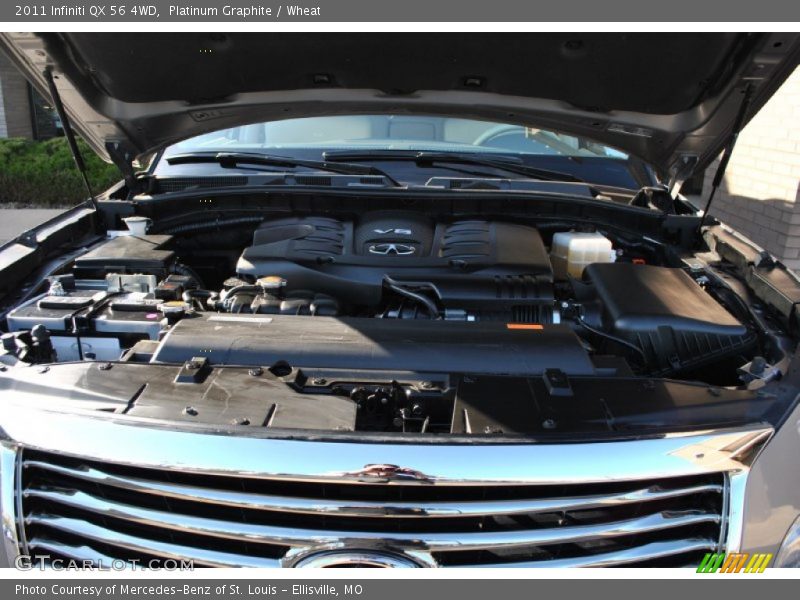  2011 QX 56 4WD Engine - 5.6 Liter DIG DOHC 32-Valve CVTCS V8
