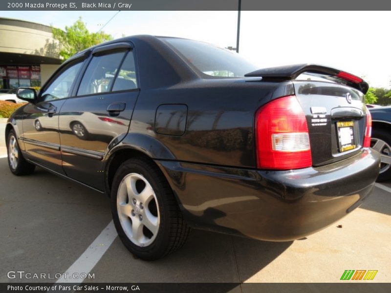 Black Mica / Gray 2000 Mazda Protege ES