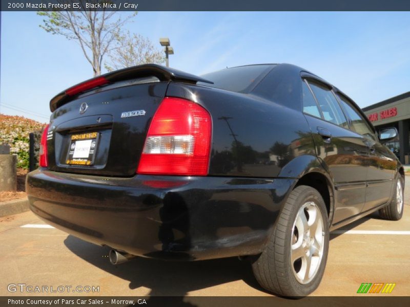 Black Mica / Gray 2000 Mazda Protege ES