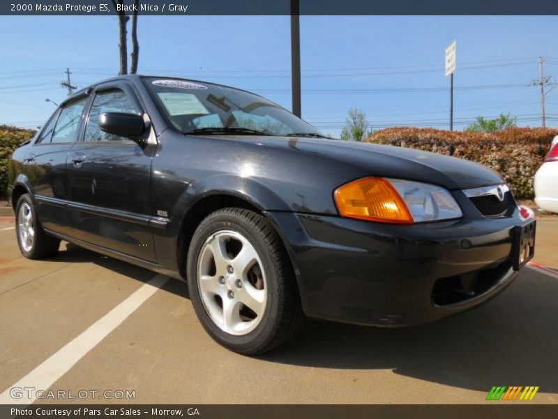 Black Mica / Gray 2000 Mazda Protege ES