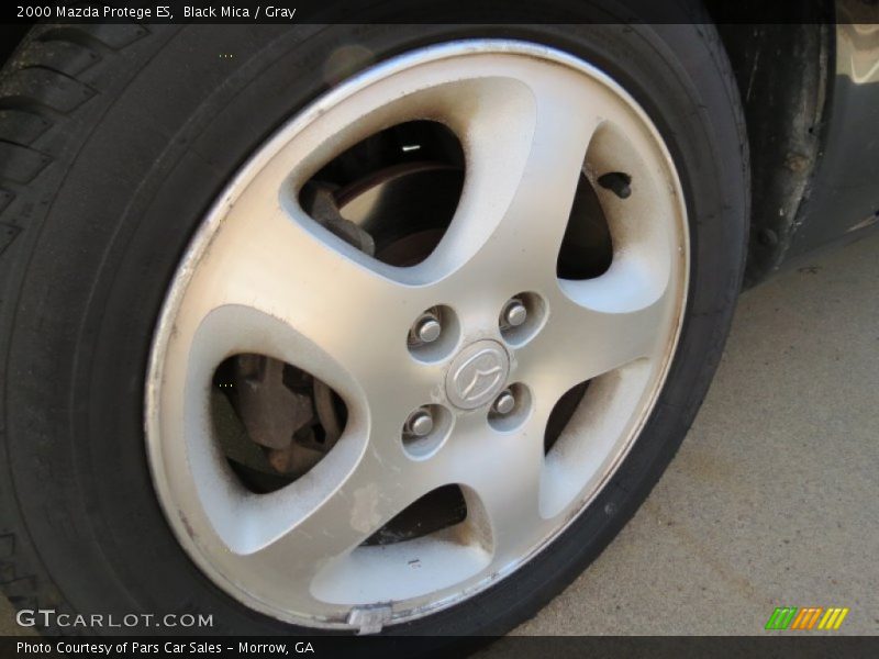 Black Mica / Gray 2000 Mazda Protege ES