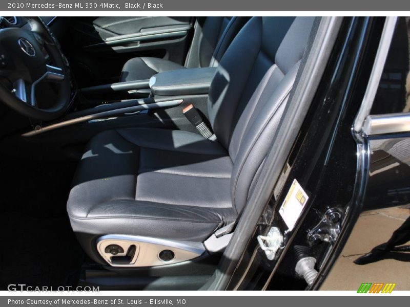 Black / Black 2010 Mercedes-Benz ML 350 4Matic