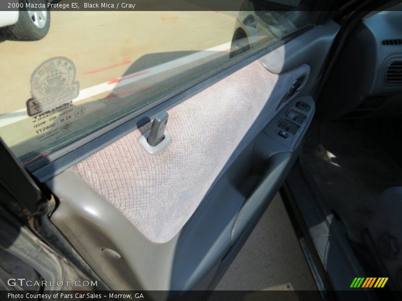 Black Mica / Gray 2000 Mazda Protege ES