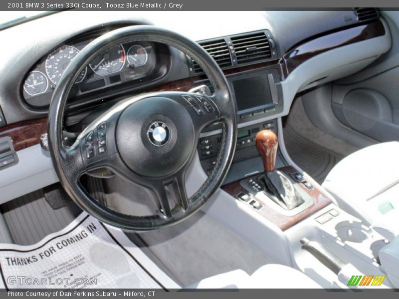  2001 3 Series 330i Coupe Grey Interior