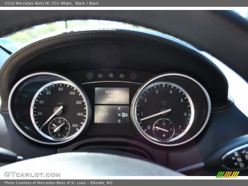 Black / Black 2010 Mercedes-Benz ML 350 4Matic