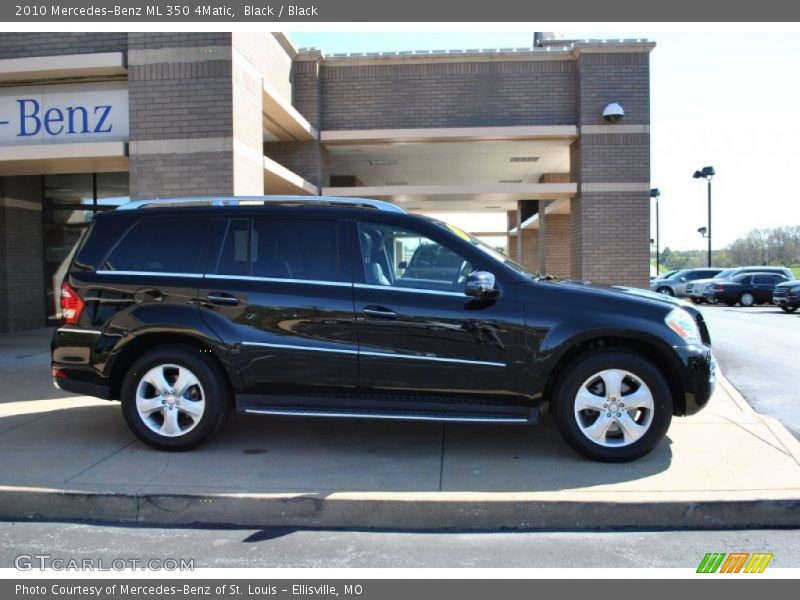 Black / Black 2010 Mercedes-Benz ML 350 4Matic
