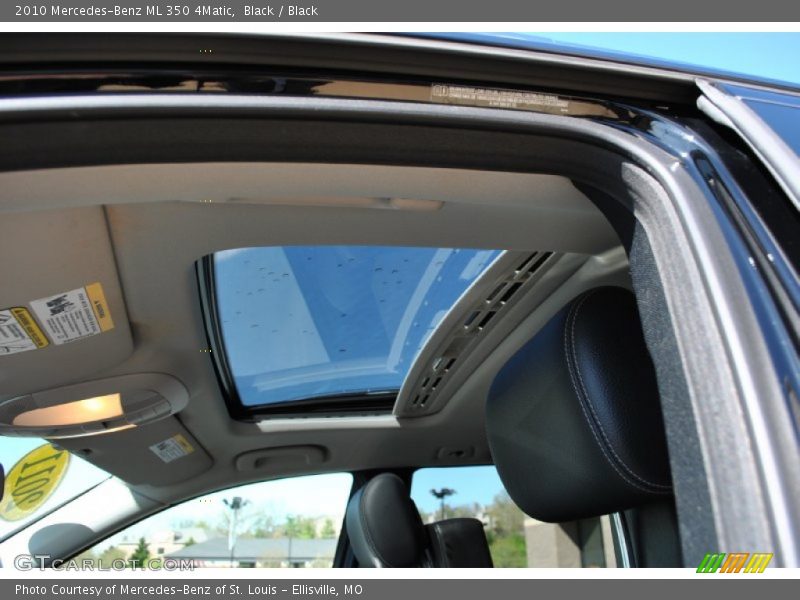 Black / Black 2010 Mercedes-Benz ML 350 4Matic