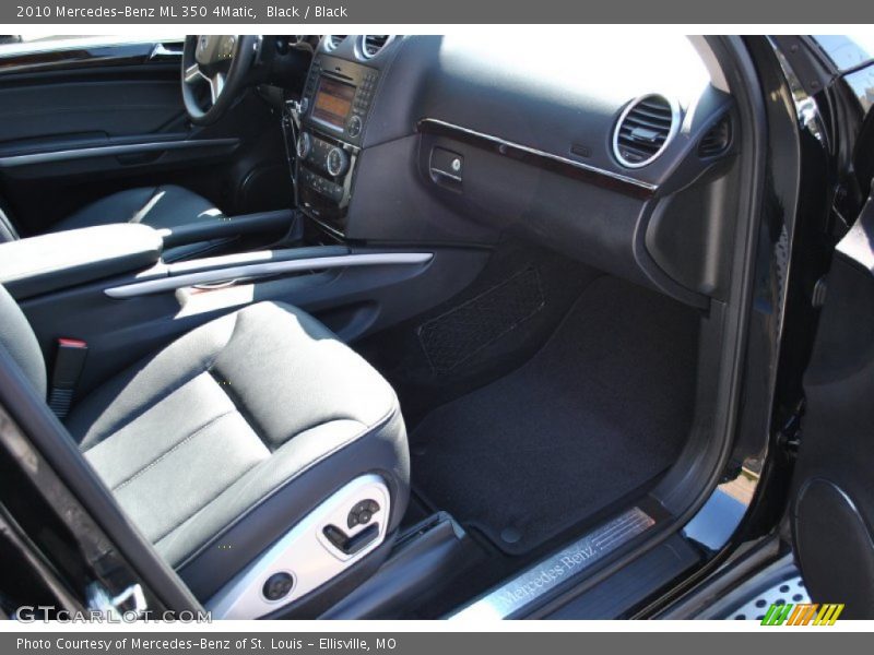 Black / Black 2010 Mercedes-Benz ML 350 4Matic