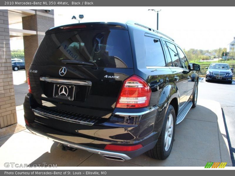 Black / Black 2010 Mercedes-Benz ML 350 4Matic