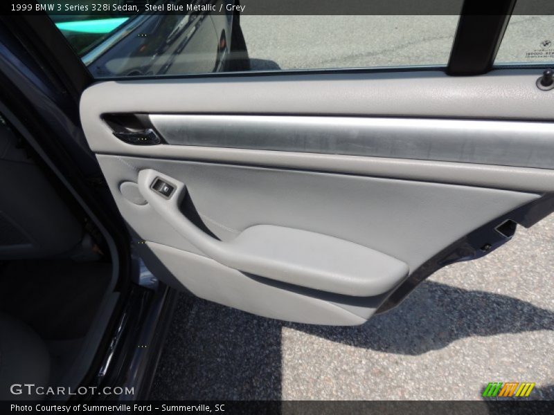 Steel Blue Metallic / Grey 1999 BMW 3 Series 328i Sedan