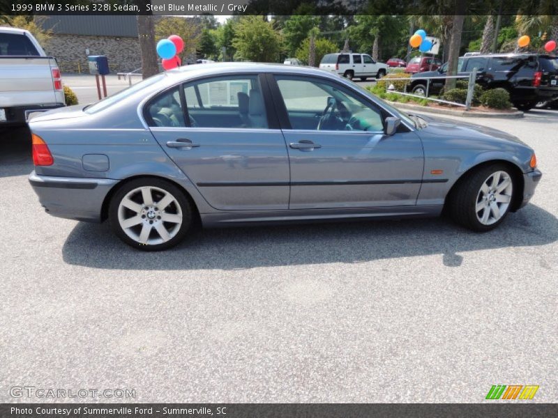 Steel Blue Metallic / Grey 1999 BMW 3 Series 328i Sedan