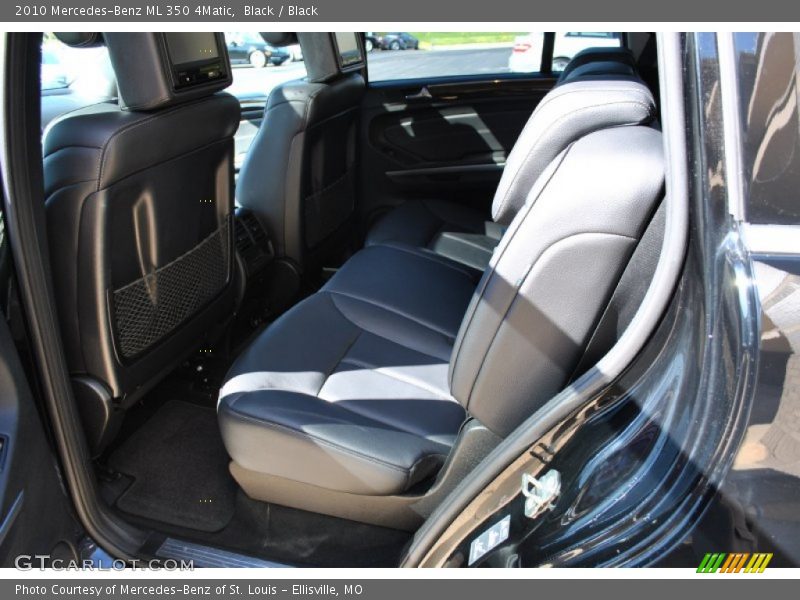 Black / Black 2010 Mercedes-Benz ML 350 4Matic
