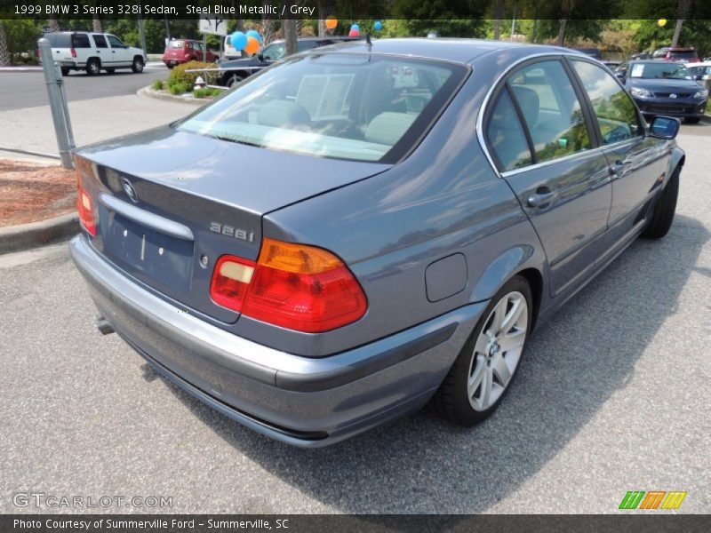 Steel Blue Metallic / Grey 1999 BMW 3 Series 328i Sedan