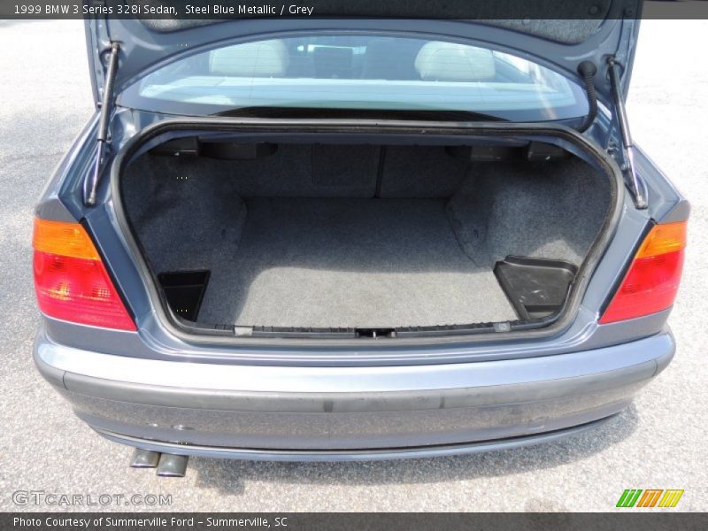 Steel Blue Metallic / Grey 1999 BMW 3 Series 328i Sedan