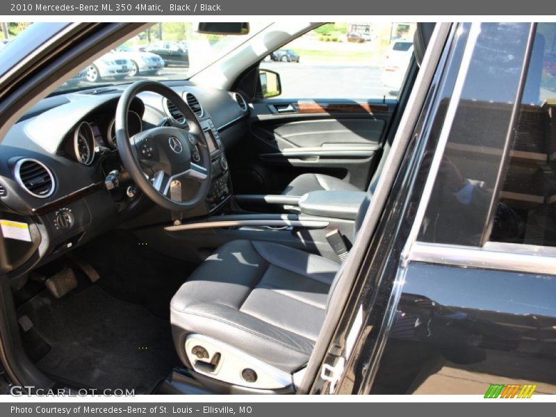 Black / Black 2010 Mercedes-Benz ML 350 4Matic