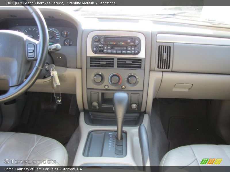 Graphite Metallic / Sandstone 2003 Jeep Grand Cherokee Laredo