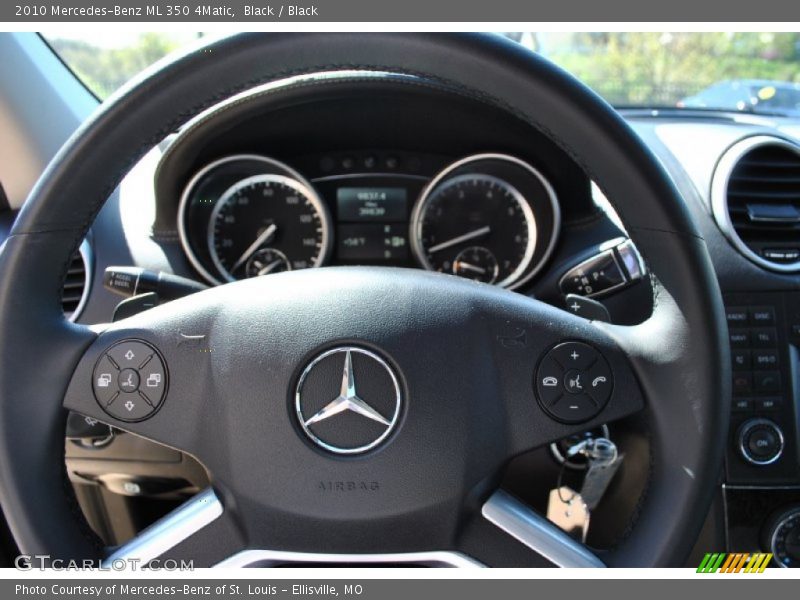 Black / Black 2010 Mercedes-Benz ML 350 4Matic