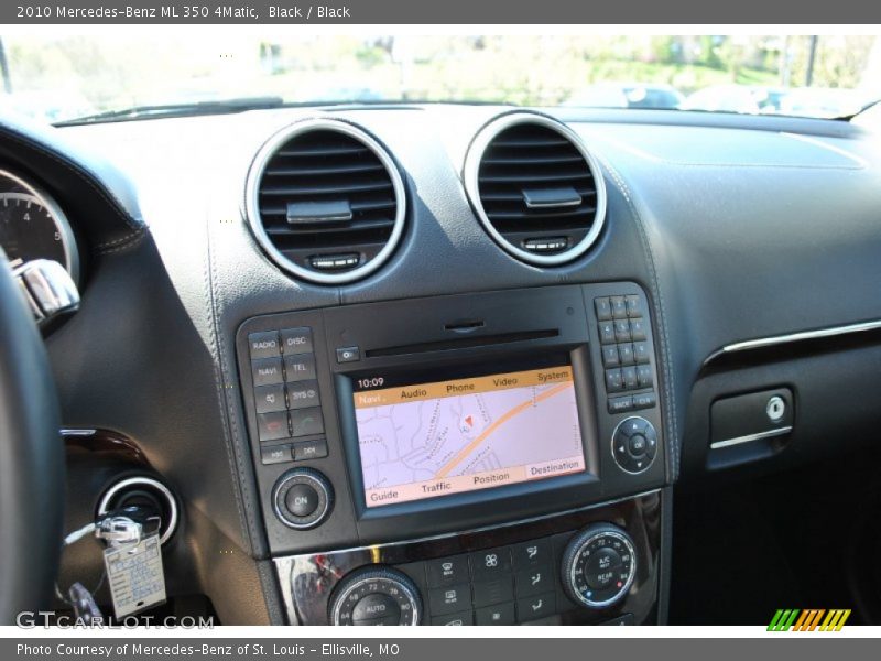 Black / Black 2010 Mercedes-Benz ML 350 4Matic