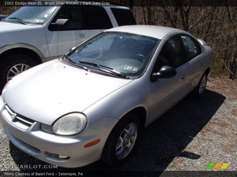Bright Silver Metallic / Dark Slate Gray 2002 Dodge Neon ES