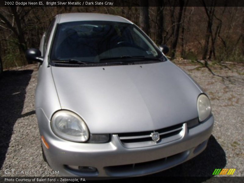 Bright Silver Metallic / Dark Slate Gray 2002 Dodge Neon ES