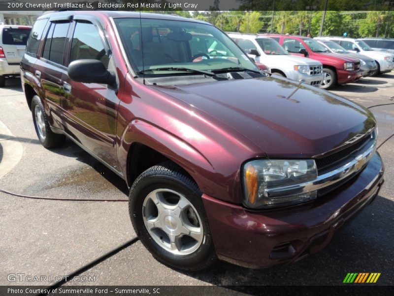 Bordeaux Red Metallic / Light Gray 2006 Chevrolet TrailBlazer LS