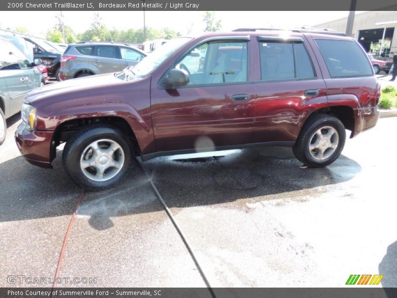 Bordeaux Red Metallic / Light Gray 2006 Chevrolet TrailBlazer LS