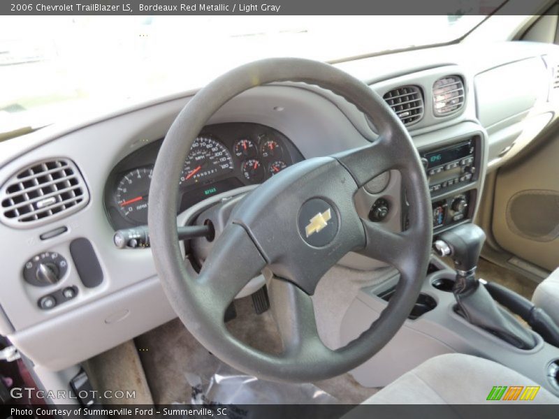 Bordeaux Red Metallic / Light Gray 2006 Chevrolet TrailBlazer LS