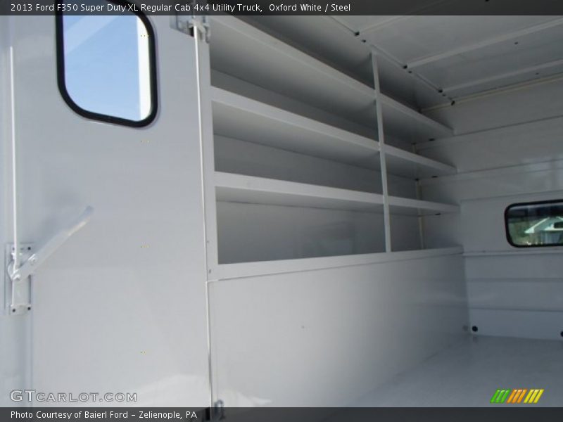 Oxford White / Steel 2013 Ford F350 Super Duty XL Regular Cab 4x4 Utility Truck