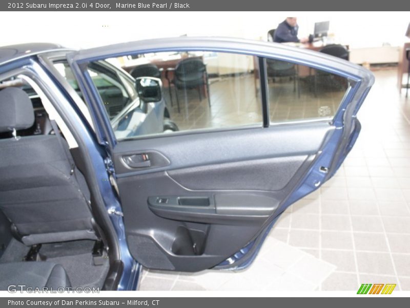 Marine Blue Pearl / Black 2012 Subaru Impreza 2.0i 4 Door