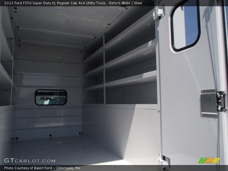 Oxford White / Steel 2013 Ford F350 Super Duty XL Regular Cab 4x4 Utility Truck