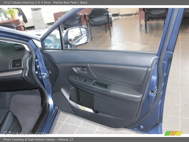 Marine Blue Pearl / Black 2012 Subaru Impreza 2.0i 4 Door