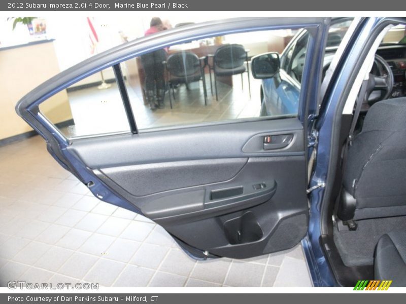 Marine Blue Pearl / Black 2012 Subaru Impreza 2.0i 4 Door