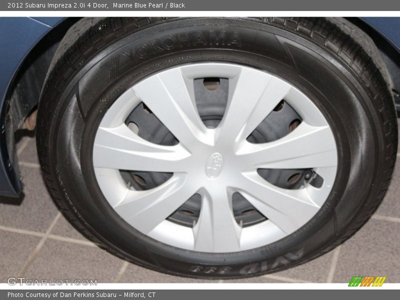 Marine Blue Pearl / Black 2012 Subaru Impreza 2.0i 4 Door